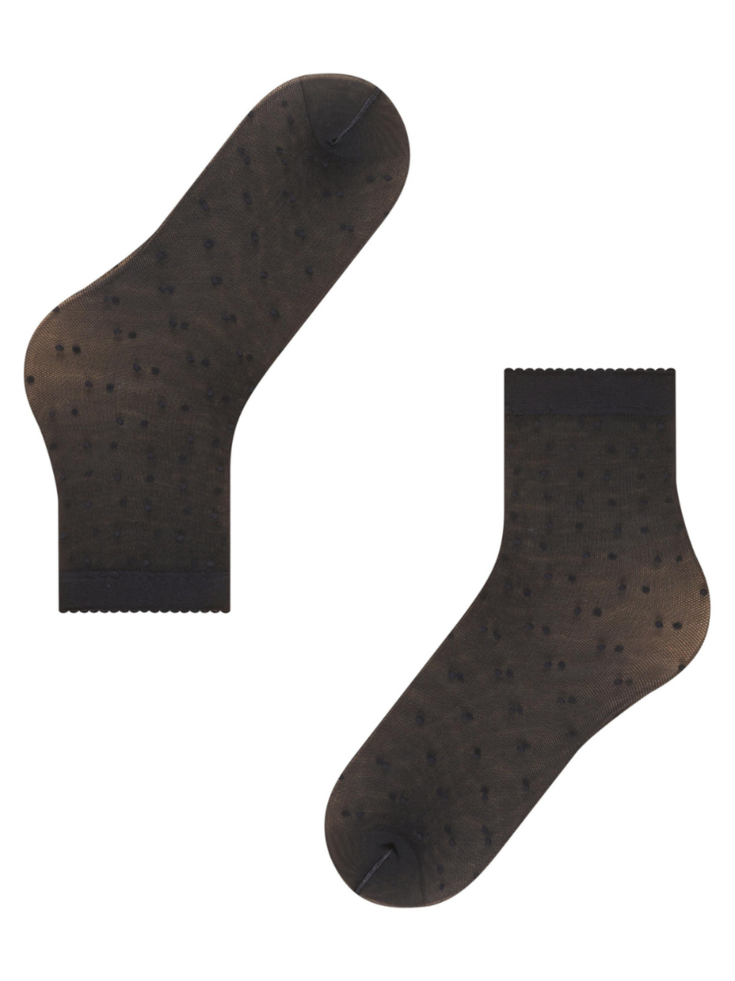 Den 15 Dot Ankle High Socks