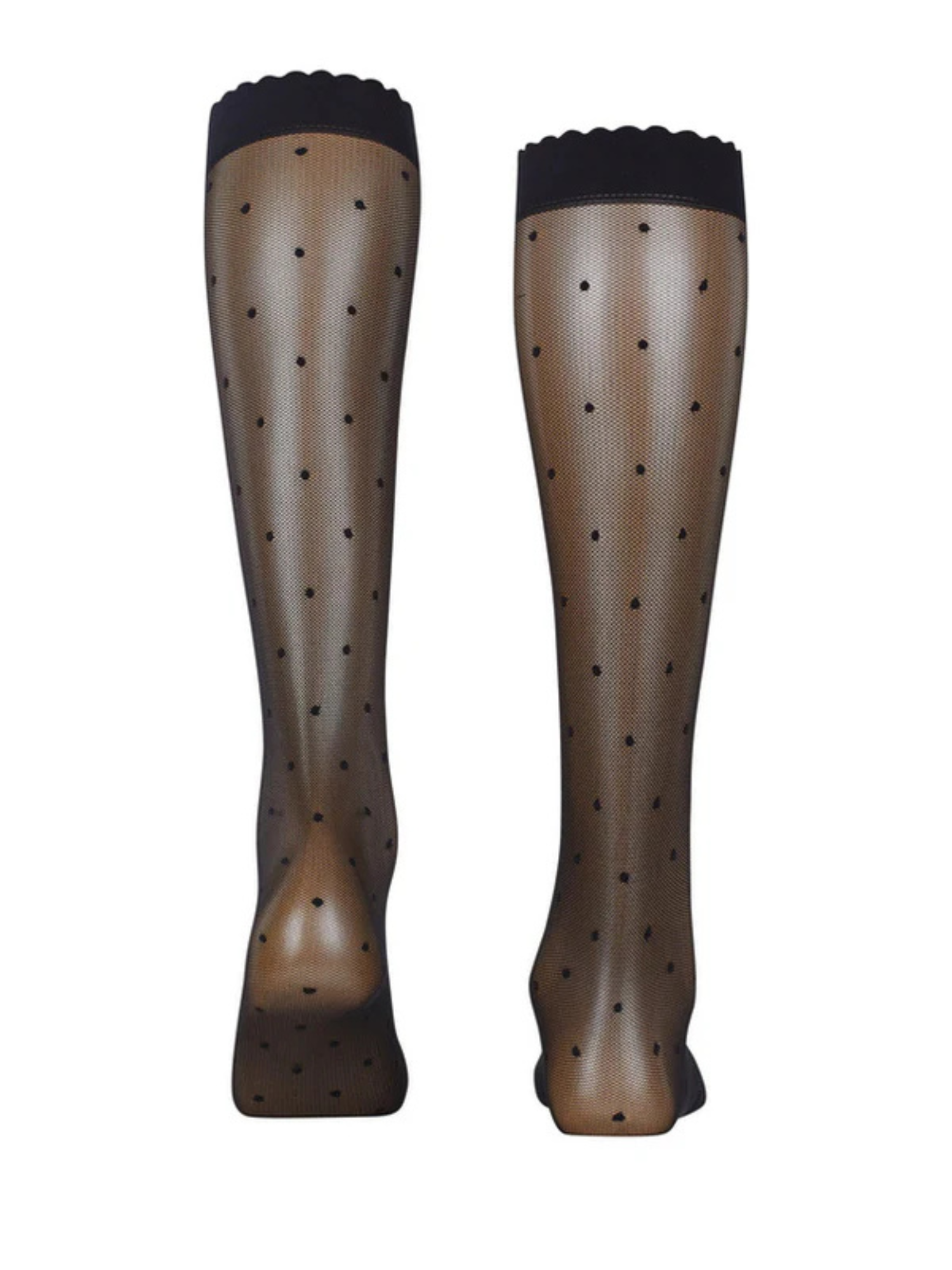 Den 15 Dot Knee High Tights