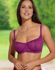 Never Say Never Balconette Bra in Swiss Beet