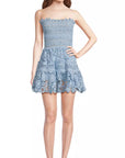 Opal Mini Dress in Sky