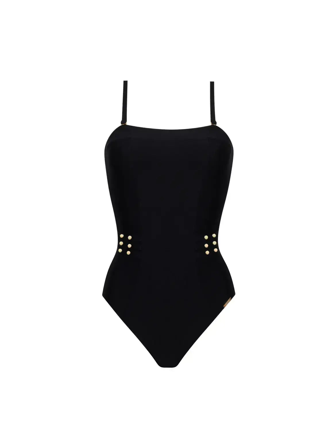 Eclat Rock One-Piece Swimsuit in Black