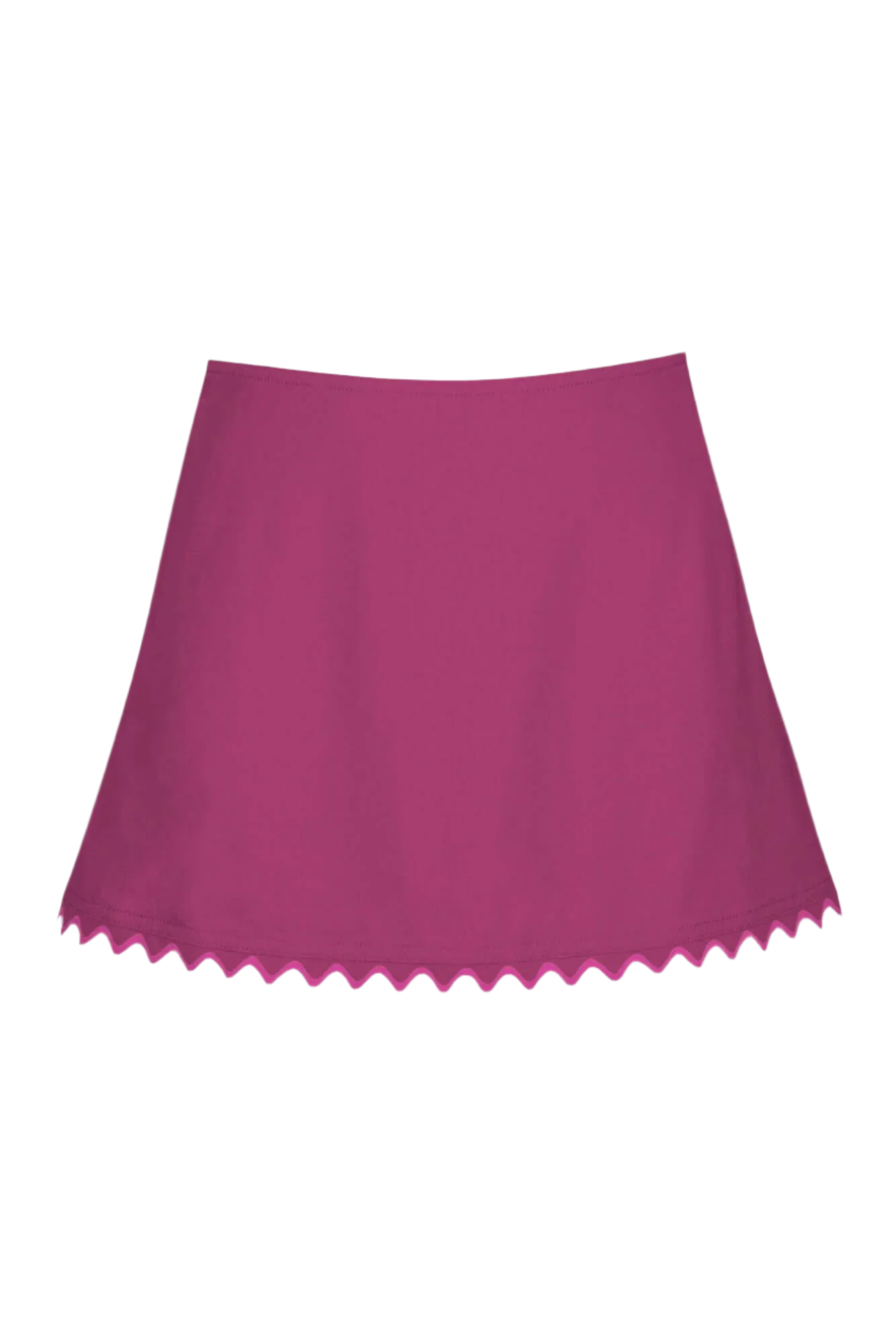 Karla Colletto Amaya A-Line Skirt in Raspberry 432-C10 Karla Colletto Amaya A-Line Skirt in Raspberry 432-C10