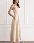 Aqua Blu Claudette Maxi Dress in Illuminee