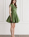 Aqua Blu Juliette Mini Dress in Green