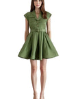 Aqua Blu Juliette Mini Dress in Green