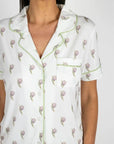 Aspen Dream Jolene Artichoke Print Short PJ Set