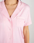 Aspen Dream Jolene Short PJ Set in Tickled Pink
