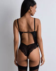 Aubade The Night Before Bodysuit in Black