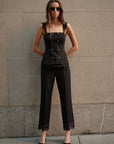 Cami NYC Cheyenne High Rise Pant in Black