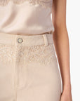 Cami NYC Natali Bull Denim Pant in Oat