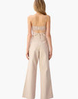 Cami NYC Natali Bull Denim Pant in Oat