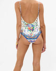 Camilla Wired V-Neck One Piece in Tiles Darls