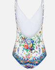 Camilla Wired V-Neck One Piece in Tiles Darls