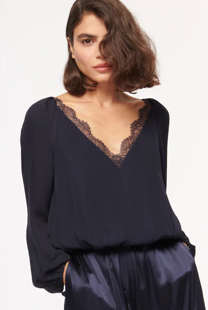 Carol Top in Navy