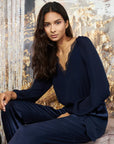 Carol Top in Navy