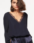 Carol Top in Navy