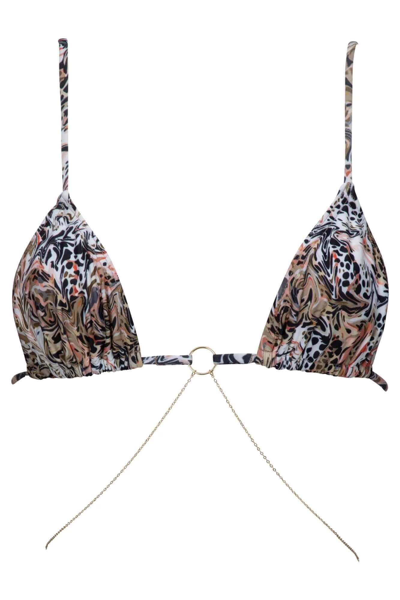 Chain Bikini in Brown Jungle – Petticoat Lane