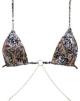 Chain Bikini in Brown Jungle