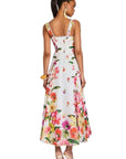 Charo Ruiz Long Dress Maui in White Bliss
