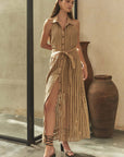 Christy Lynn Marissa Dress in Khaki
