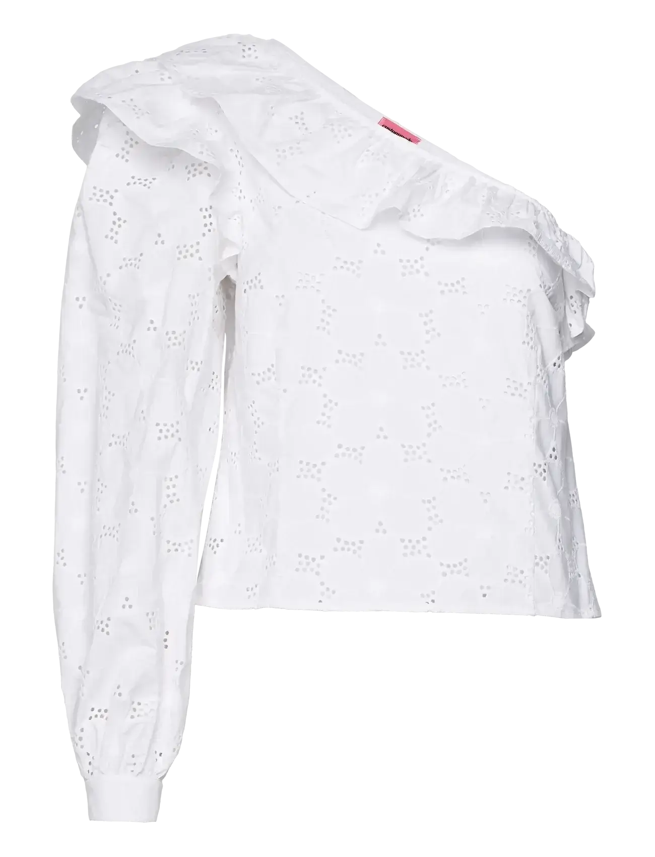 Saddy One shoulder Top in White