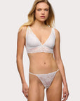 Cosabella Carmela G-String in White