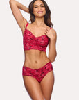 Cosabella Never Say Never Hotpant in Ombre Velluto/Black