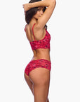 Cosabella Never Say Never Hotpant in Ombre Velluto/Black
