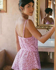 Magnolia Romper in Neela Flower
