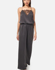 Racer Charmeuse Camisole in Graphite