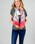 Alpine Cashmere Cavallo Shawl Color: Periwinkle, Strawberry, Fuchsia, Turquoise, Teal at Petticoat Lane Greenwich, CT