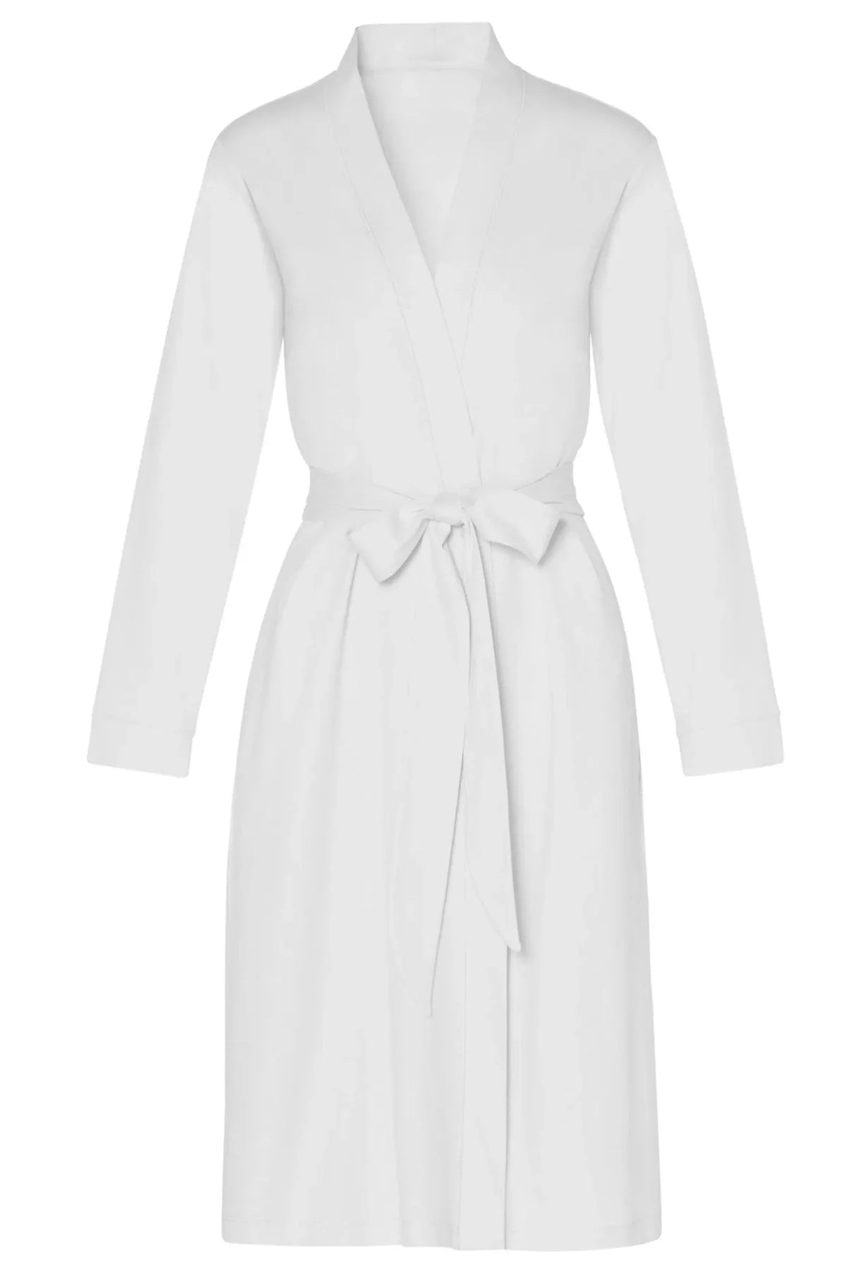 Elle Long Sleeve Robe in White