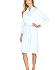 Elle Long Sleeve Robe in Light Blue