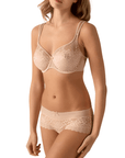 Melody Underwired Seamless Bra in Caramel