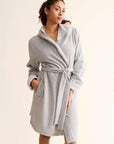 Fleur't Cozy Robe in Heather Grey