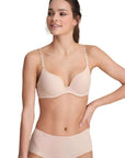Tom Heart Shaped Bra in Caffe Latte