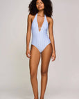Heidi Klein Tinos Heyhole Halterneck One-Piece Swimsuit