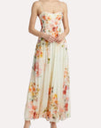 Hemant & Nandita Saba Corsetted Long Dress