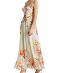 Hemant & Nandita Saba Corsetted Long Dress