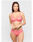 Cassiopee Full Cup Bra in Electric Pink