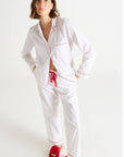 Laurence Tavernier Essentiel Long Pj Set in Multi Stripe