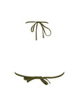 Lise Charmel Ajourage Couture Triangle Bikini with Ties in Avocado