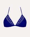 Lise Charmel Ajourage Couture Triangle Bikini with Ties in Outremer
