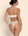 Lise Charmel Sublime Organza Thong in Ecru Nacre