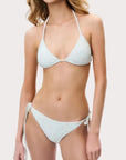 LoveShackFancy Harbor Bikini in Celadon Drift
