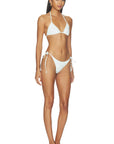 LoveShackFancy Harbor Bikini in Celadon Drift