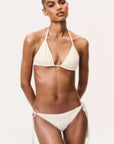 LoveShackFancy Harbor Bikini in Lemon Haze