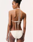 LoveShackFancy Harbor Bikini in Lemon Haze