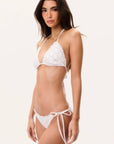 LoveShackFancy Harbor Bikini in Poppy Red