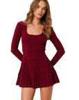 LoveShackFancy Lavender Dress in Spiced Berry
